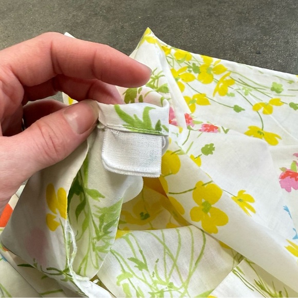 Vintage 60s 70s Pillowcase Lot Standard Floral USA Made Cotton Cottage Groovy - Picture 9 of 10